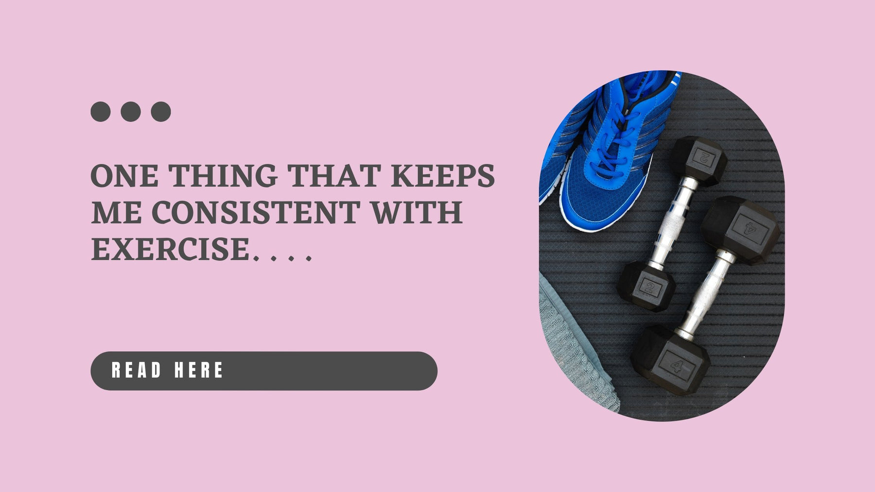 One thing that keeps me consistent with exercise... | Roshni Sanghvi