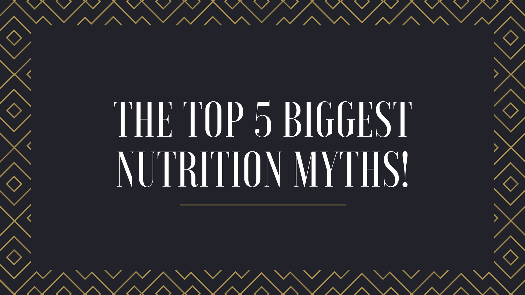 The Top 5 Biggest Nutrition Myths! | Roshni Sanghvi