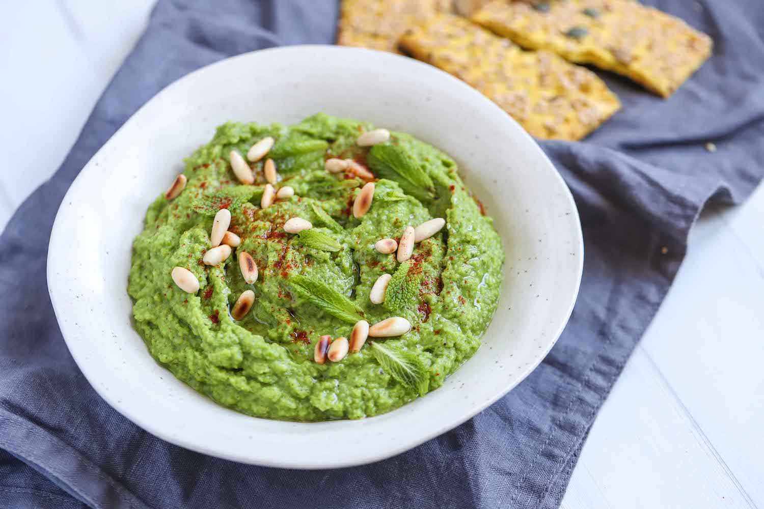 Vegan Green Mint Dip Recipe - Roshni Sanghvi