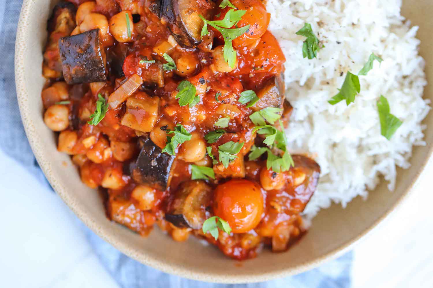 Vegan Roasted Aubergine Recipe - Roshni Sanghvi
