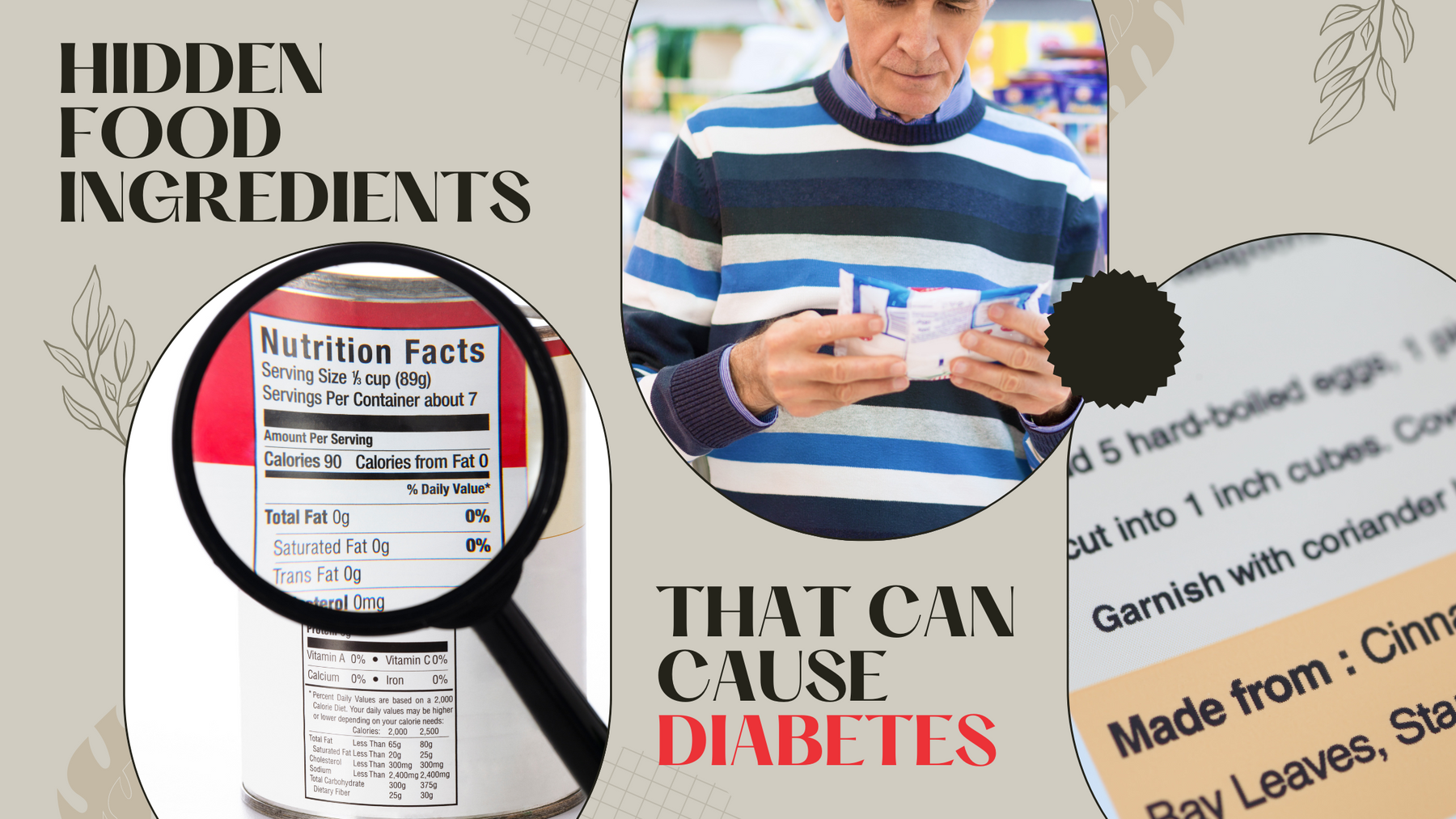 10 Hidden Food Ingredients That Might Be Making Your Diabetes Worse.