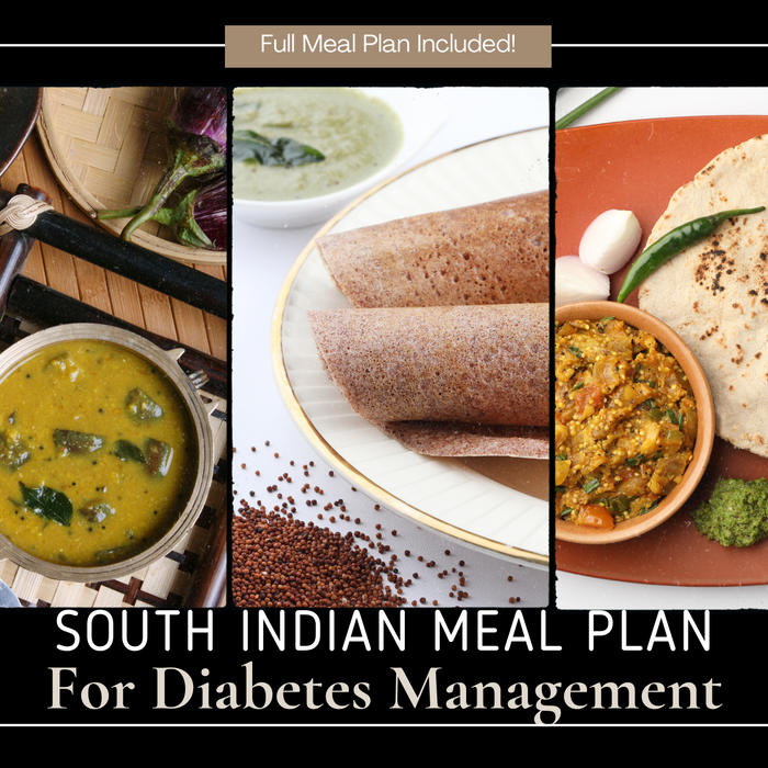 South Indian Meal Plan for Diabetes Management.