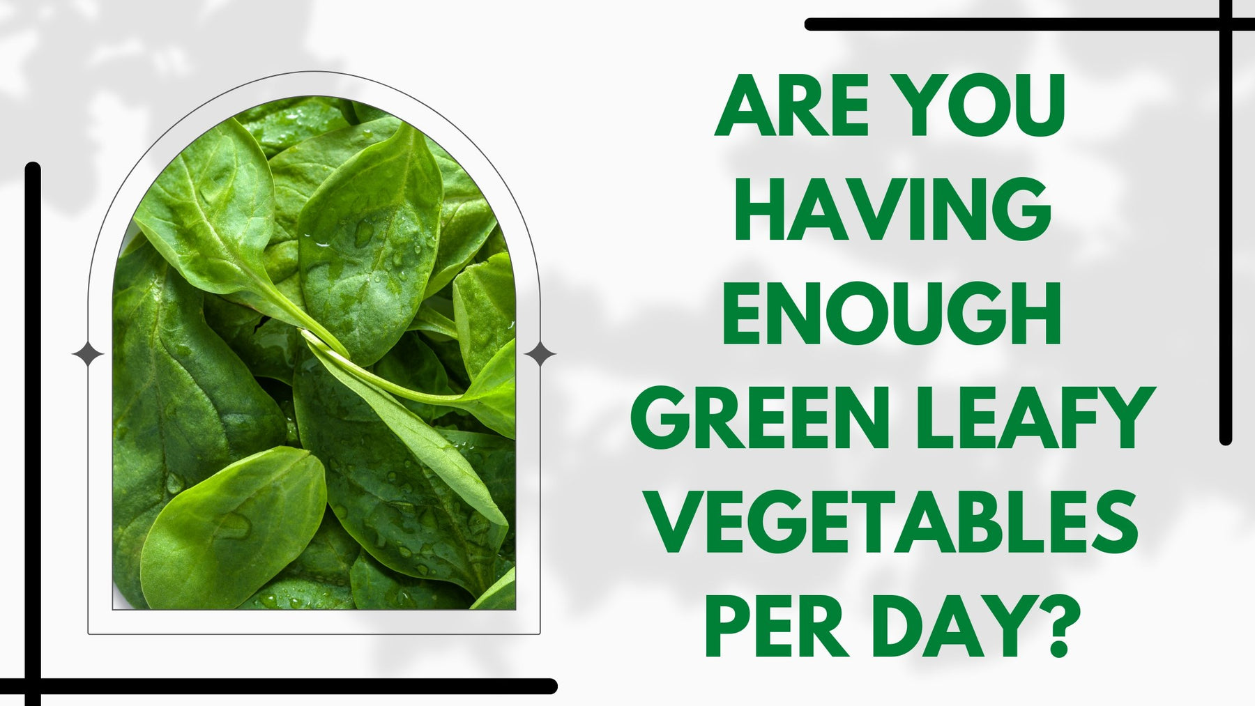 Are you having enough green leafy vegetables per day? | Roshni Sanghvi