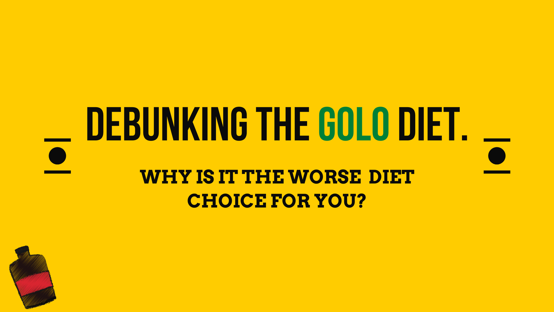 Debunking GOLO Diet and why it doesn't work? - Roshni Sanghvi