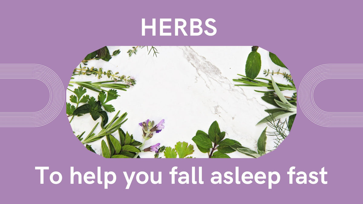 Herbs to help you fall asleep fast. — Roshni Sanghvi