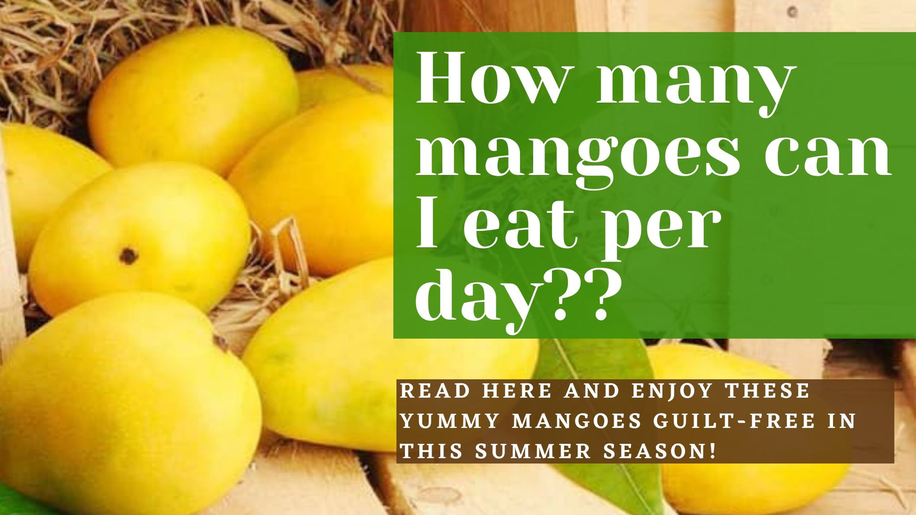 How many Mangoes can I eat per day? | Roshni Sanghvi