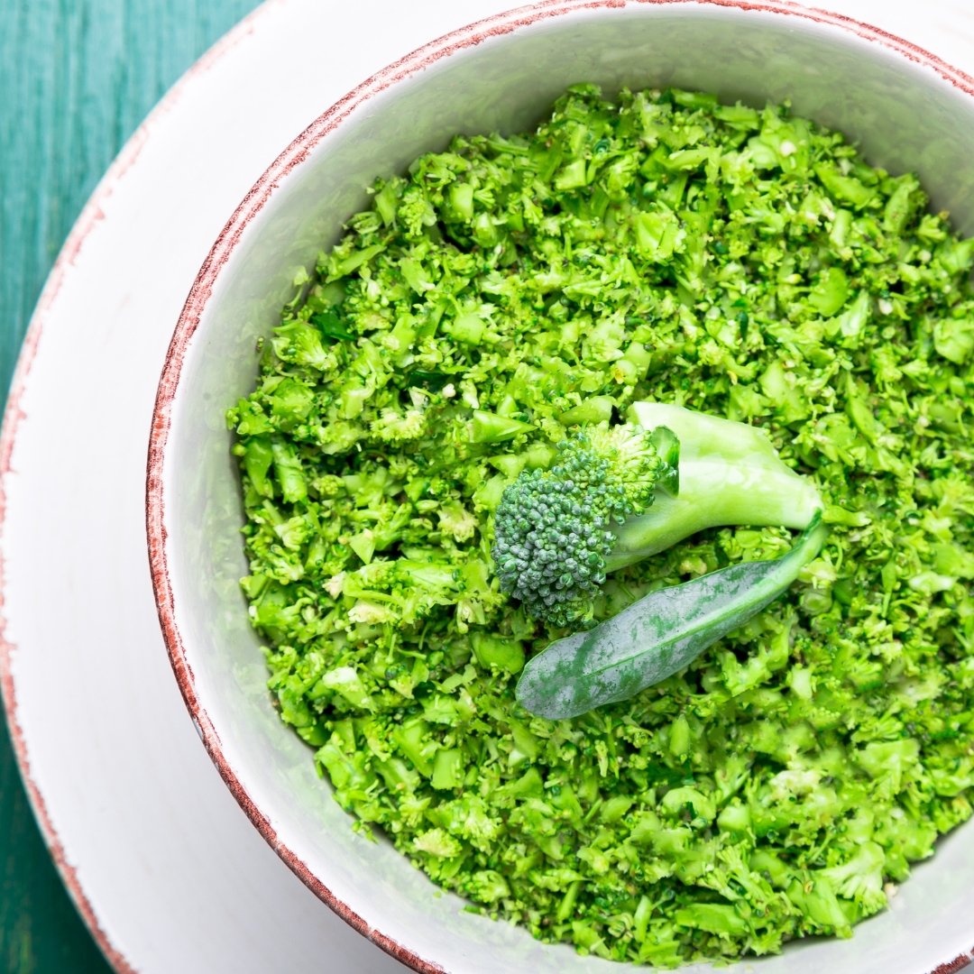 Pesto Riced Broccoli - Roshni Sanghvi