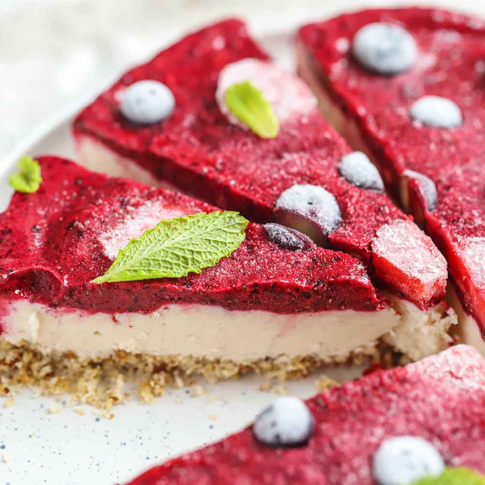 Vegan Berry Cheesecake - Roshni Sanghvi