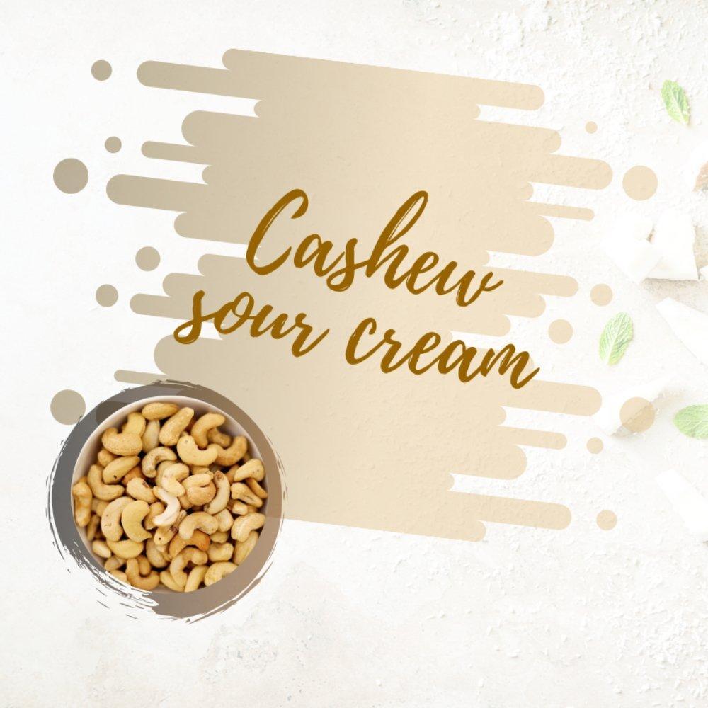 Vegan Cashew Sour Cream - Roshni Sanghvi