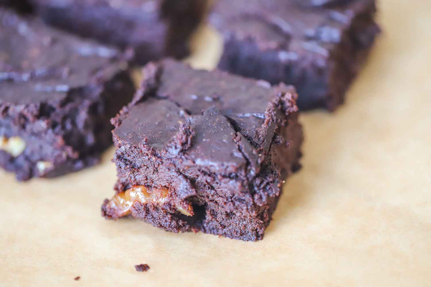 Vegan dark chocolate brownies - Roshni Sanghvi